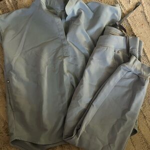 Figs Light Blue Scrub Set